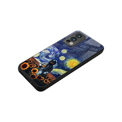 Cosmic Night stylish phone case for oneplus nord 2 | glossy glass and slim fit