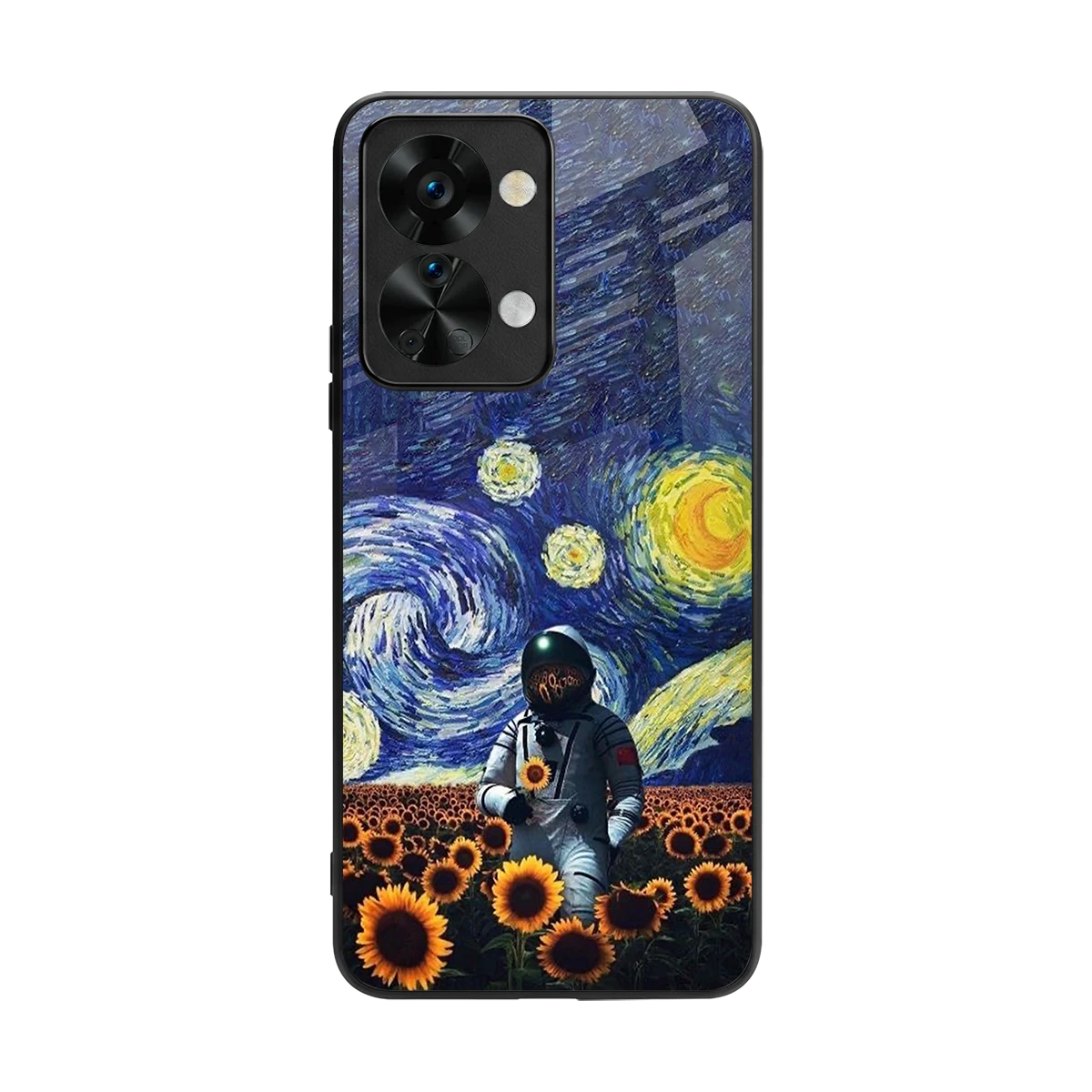 Cosmic Night back phone cover | glass case for oneplus nord 2t