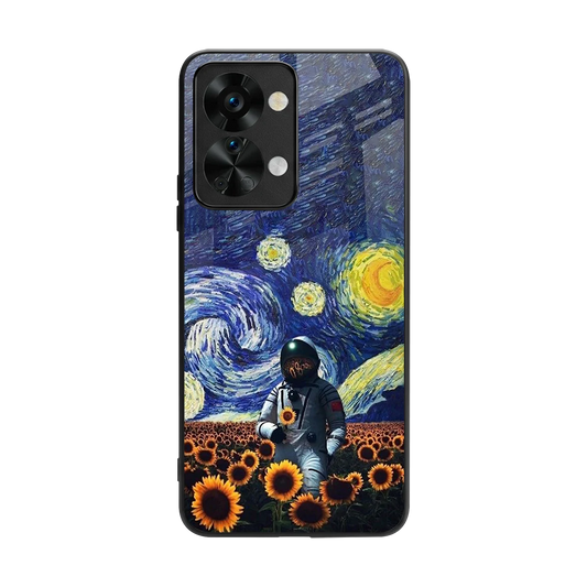 Cosmic Night back phone cover | glass case for oneplus nord 2t