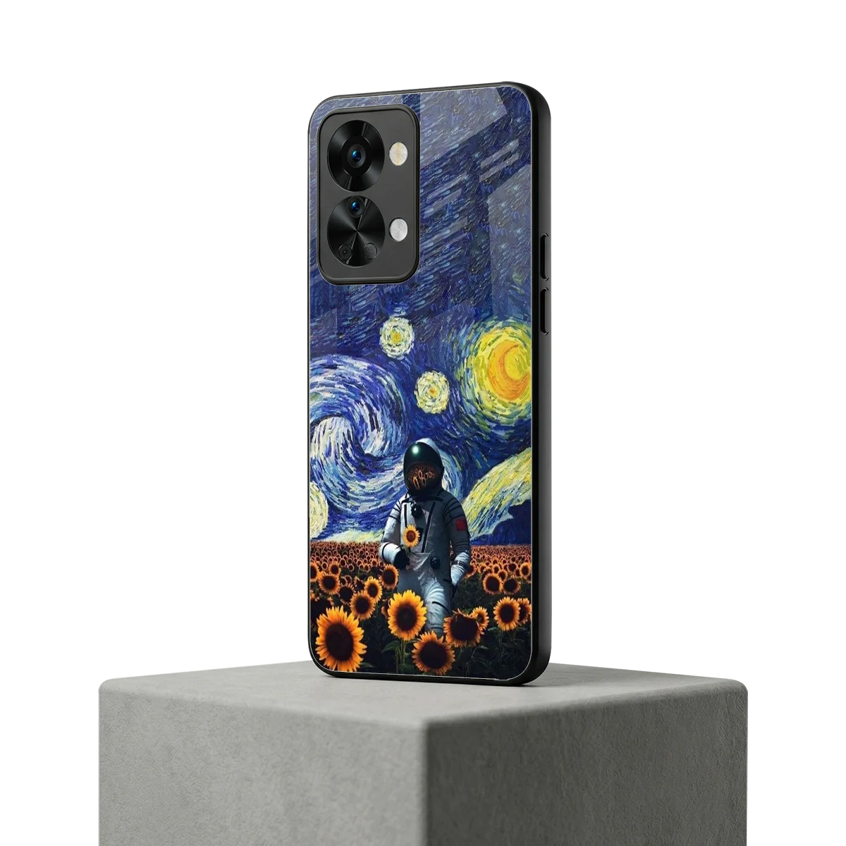 Cosmic Night oneplus nord 2t mobile cover | shockproof glass phone case