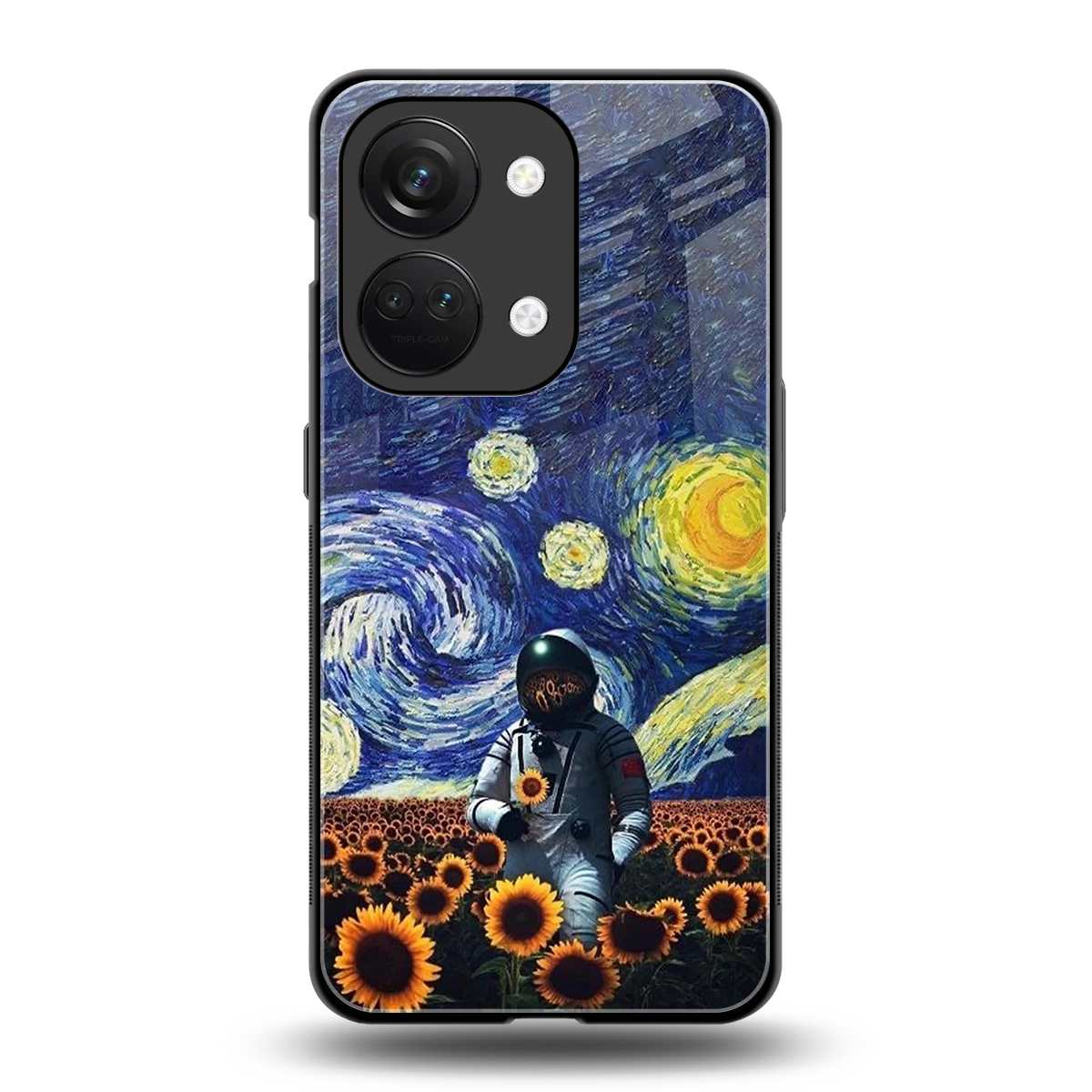 Cosmic Night back phone cover | glass case for oneplus nord 3