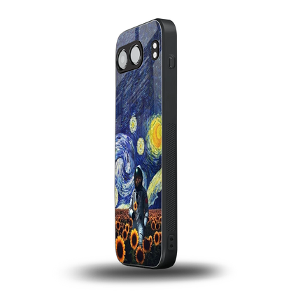 Cosmic Night oneplus nord 4 mobile cover | shockproof glass phone case