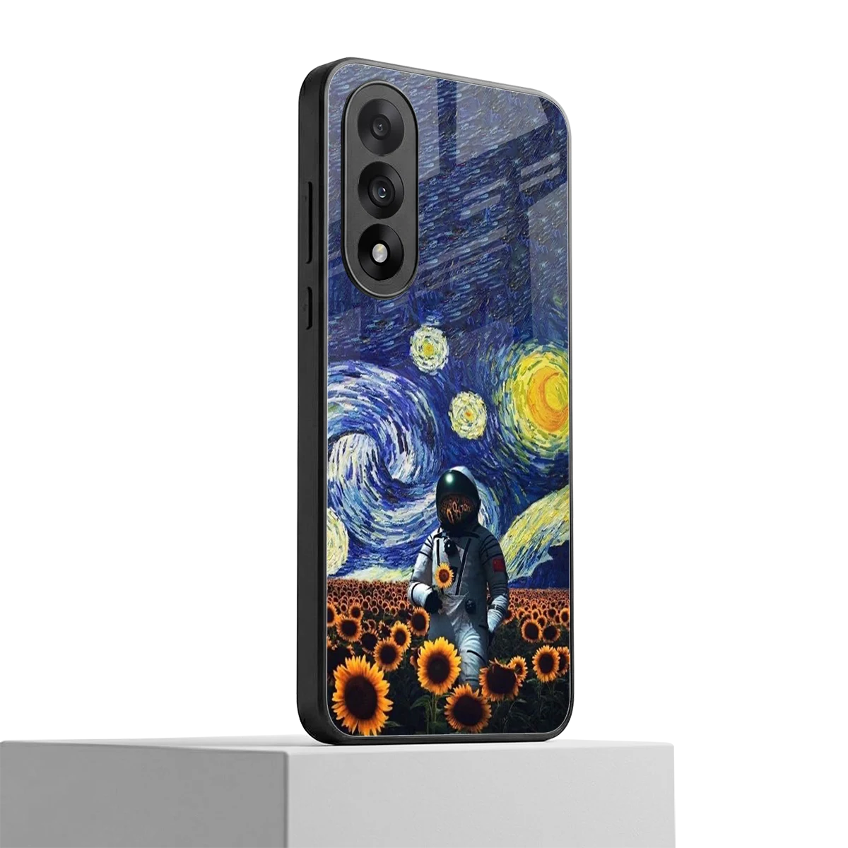 Cosmic Night oneplus nord 5 mobile cover | shockproof glass phone case