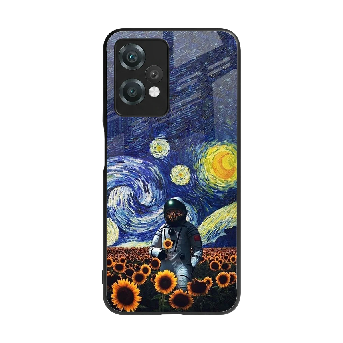 Cosmic Night back phone cover | glass case for oneplus nord ce 2 lite