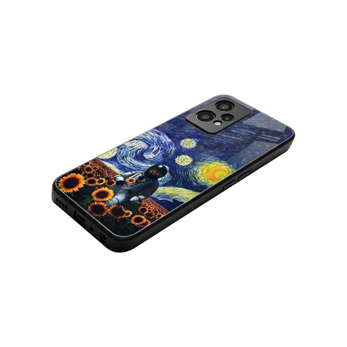 Cosmic Night stylish phone case for oneplus nord ce 2 lite | glossy glass and slim fit