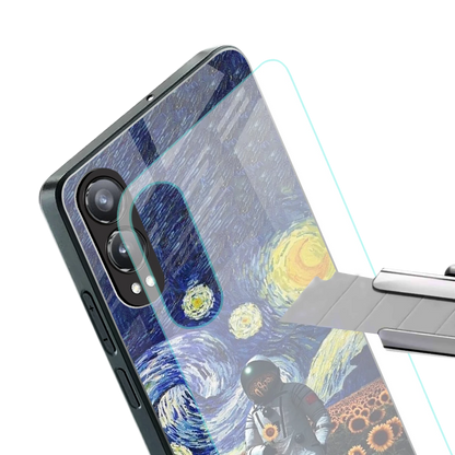 Cosmic Night stylish phone case for oneplus nord ce 4 lite | glossy glass and slim fit