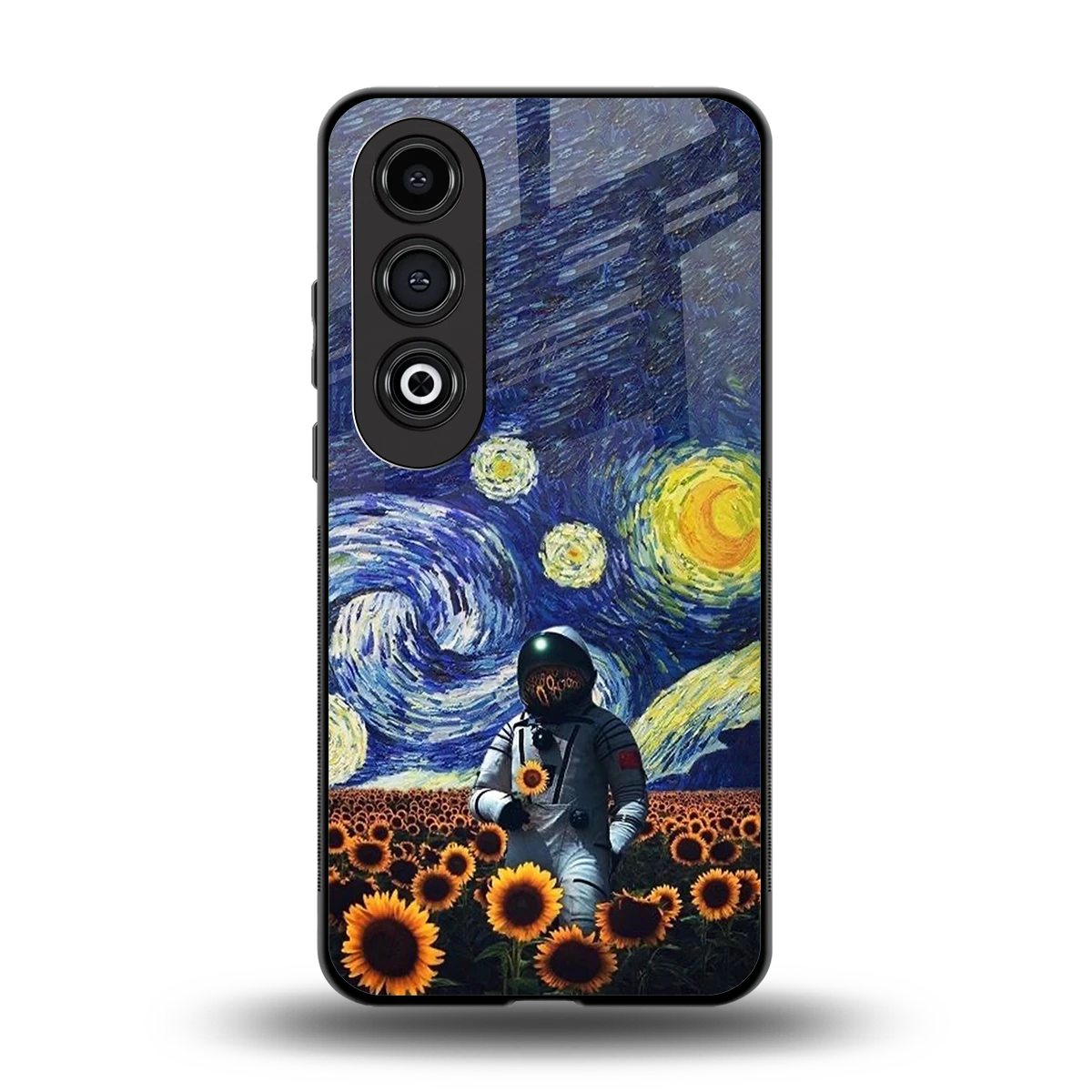 Cosmic Night back phone cover | glass case for oneplus nord ce 4