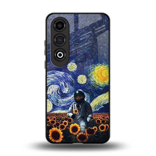 Cosmic Night back phone cover | glass case for oneplus nord ce 4