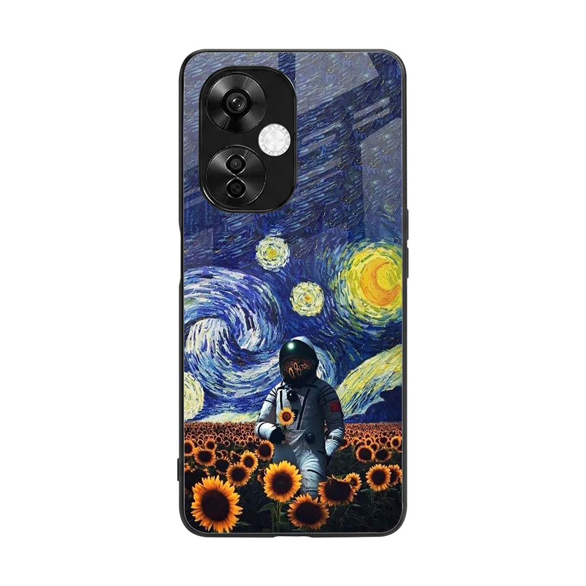 Cosmic Night back phone cover | glass case for oneplus nord ce 3 lite