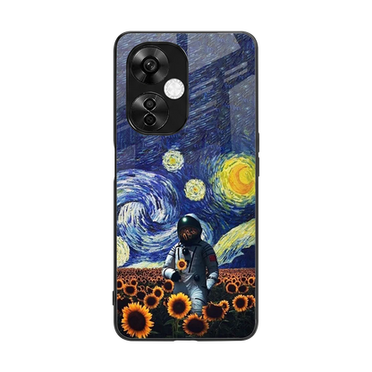 Cosmic Night back phone cover | glass case for oneplus nord ce 3 lite