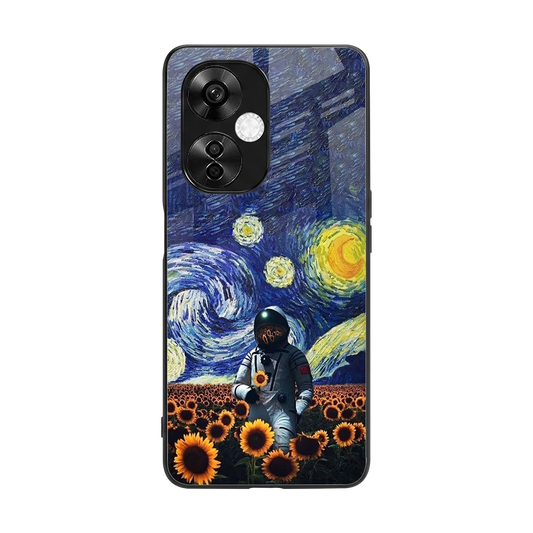 Cosmic Night back phone cover | glass case for oneplus nord ce 3 lite