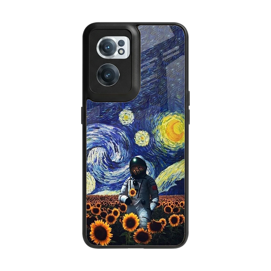 Cosmic Night back phone cover | glass case for oneplus nord ce 2
