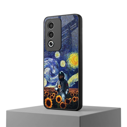Cosmic Night oppo a3 pro mobile cover | shockproof glass phone case