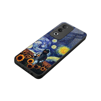 Cosmic Night stylish phone case for oppo a3 pro | glossy glass and slim fit