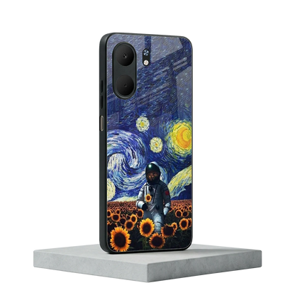 Cosmic Night oppo a5x 5g mobile cover | shockproof glass phone case