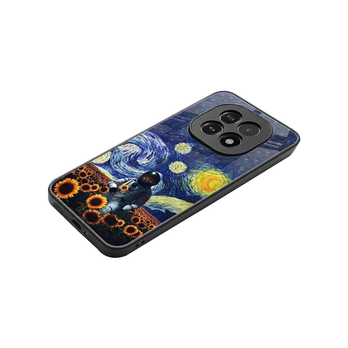 Cosmic Night stylish phone case for oppo f29 5g | glossy glass and slim fit