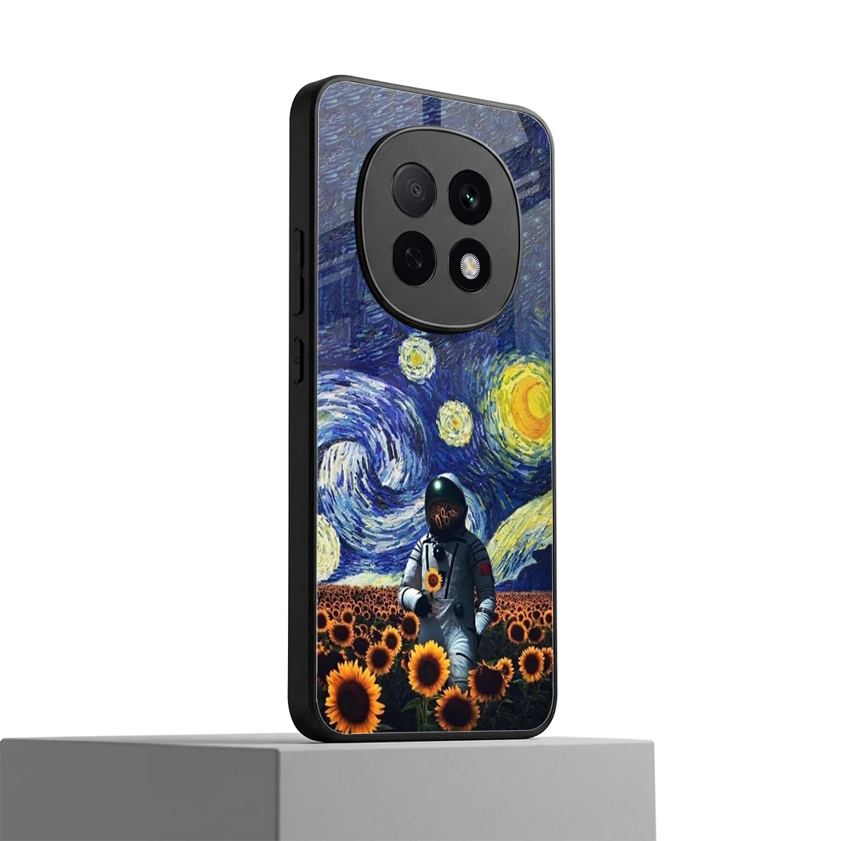 Cosmic Night oppo f29 pro 5g mobile cover | shockproof glass phone case