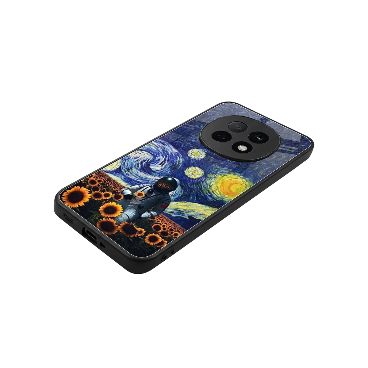 Cosmic Night stylish phone case for oppo f29 pro 5g | glossy glass and slim fit