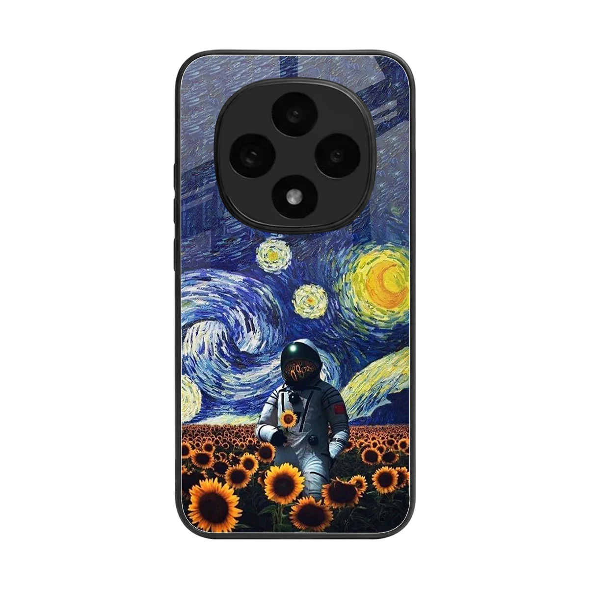 Cosmic Night back phone cover | glass case for oppo f31 pro 5g