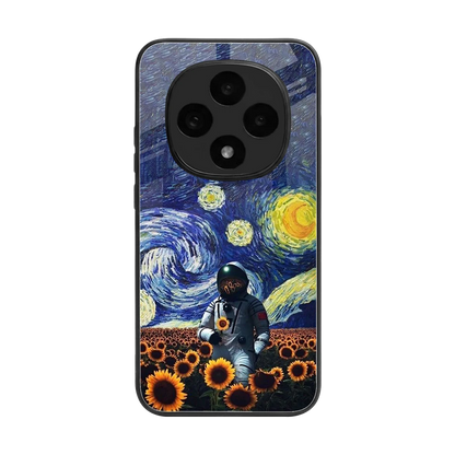 Cosmic Night back phone cover | glass case for oppo f31 pro 5g