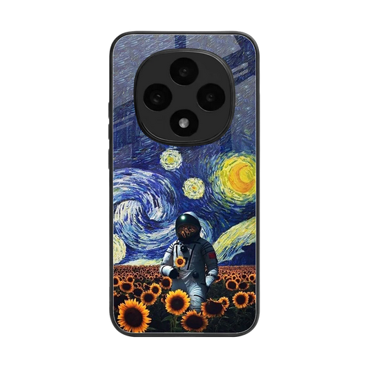 Cosmic Night back phone cover | glass case for oppo f31 pro 5g