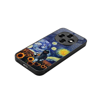 Cosmic Night stylish phone case for oppo f31 pro 5g | glossy glass and slim fit