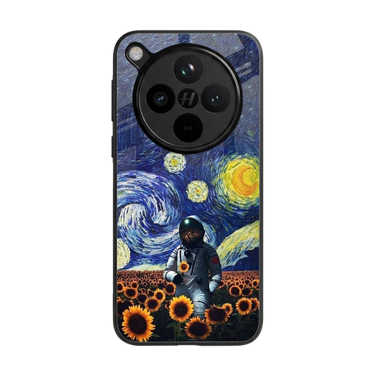 Cosmic Night back phone cover | glass case for oppo find x8