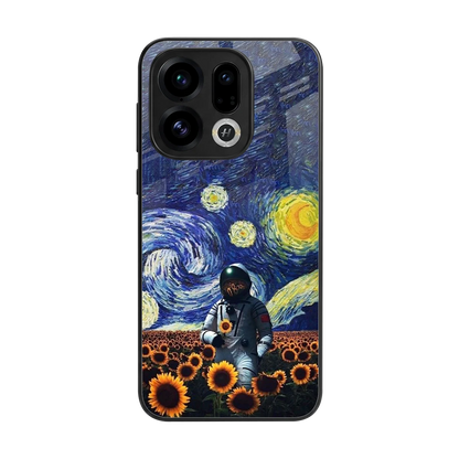 Cosmic Night back phone cover | glass case for oppo find x9