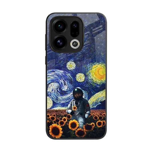 Cosmic Night back phone cover | glass case for oppo find x9