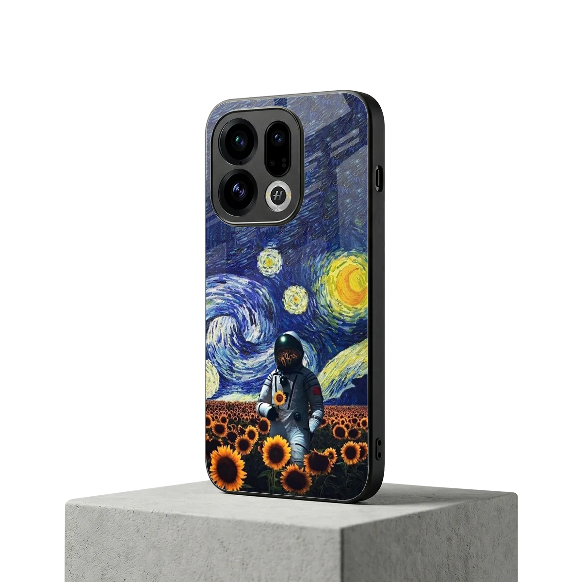 Cosmic Night oppo find x9 mobile cover | shockproof glass phone case