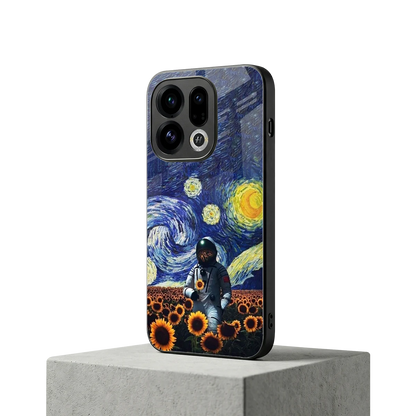 Cosmic Night oppo find x9 mobile cover | shockproof glass phone case