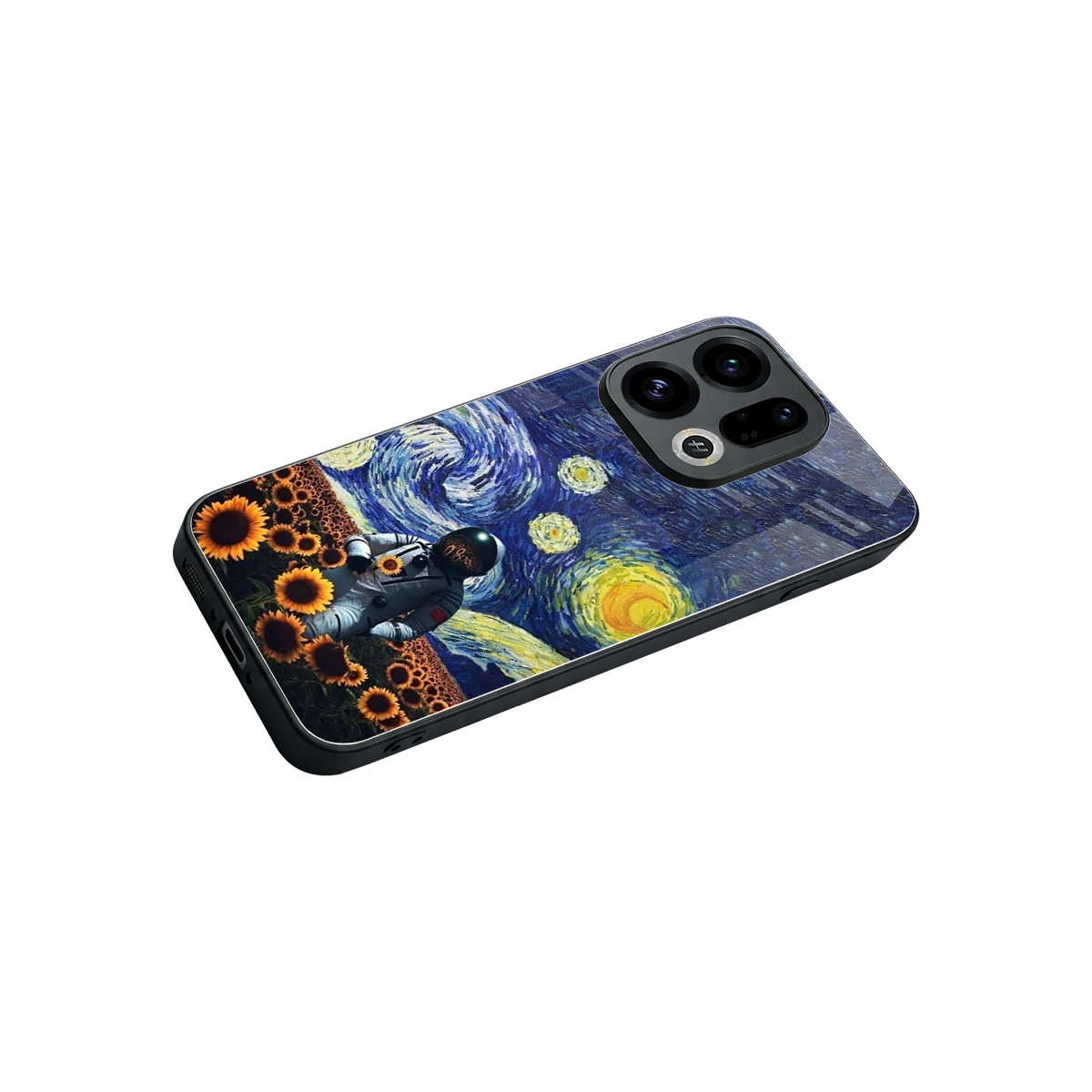 Cosmic Night stylish phone case for oppo find x9 | glossy glass and slim fit