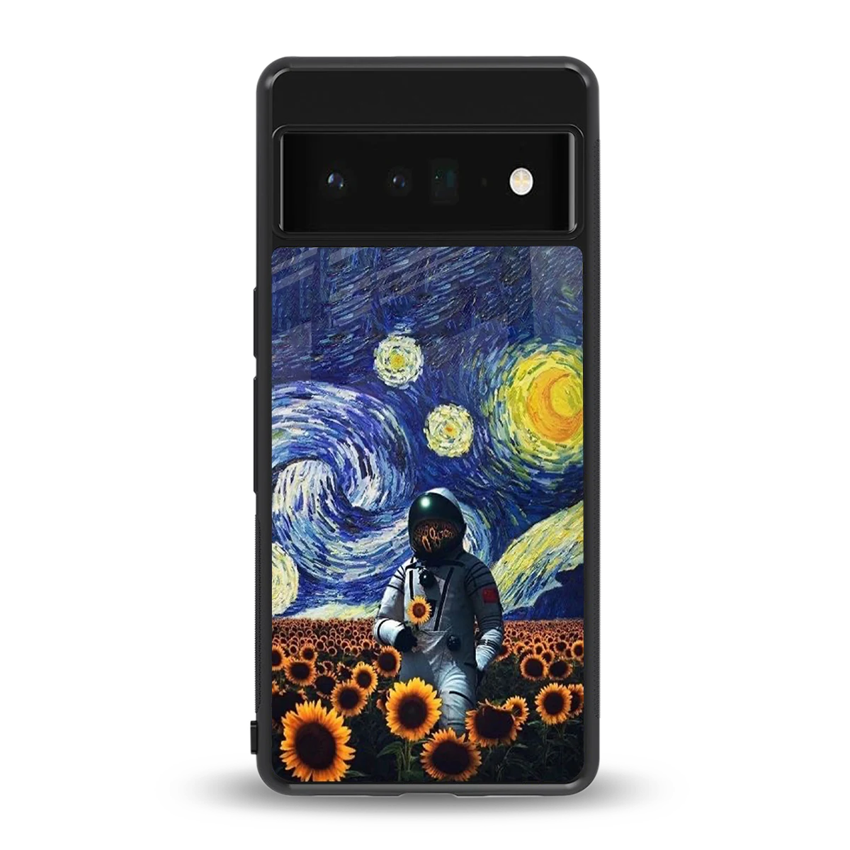 Cosmic Night back phone cover | glass case for google pixel 6 pro