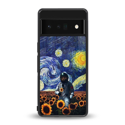 Cosmic Night back phone cover | glass case for google pixel 6 pro