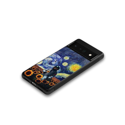 Cosmic Night google pixel 6 pro mobile cover | shockproof glass phone case