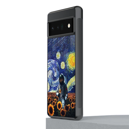 Cosmic Night stylish phone case for google pixel 6 pro | glossy glass and slim fit