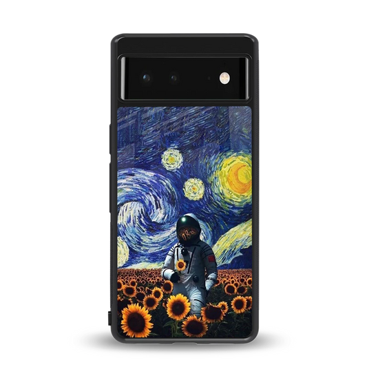 Cosmic Night back phone cover | glass case for google pixel 6