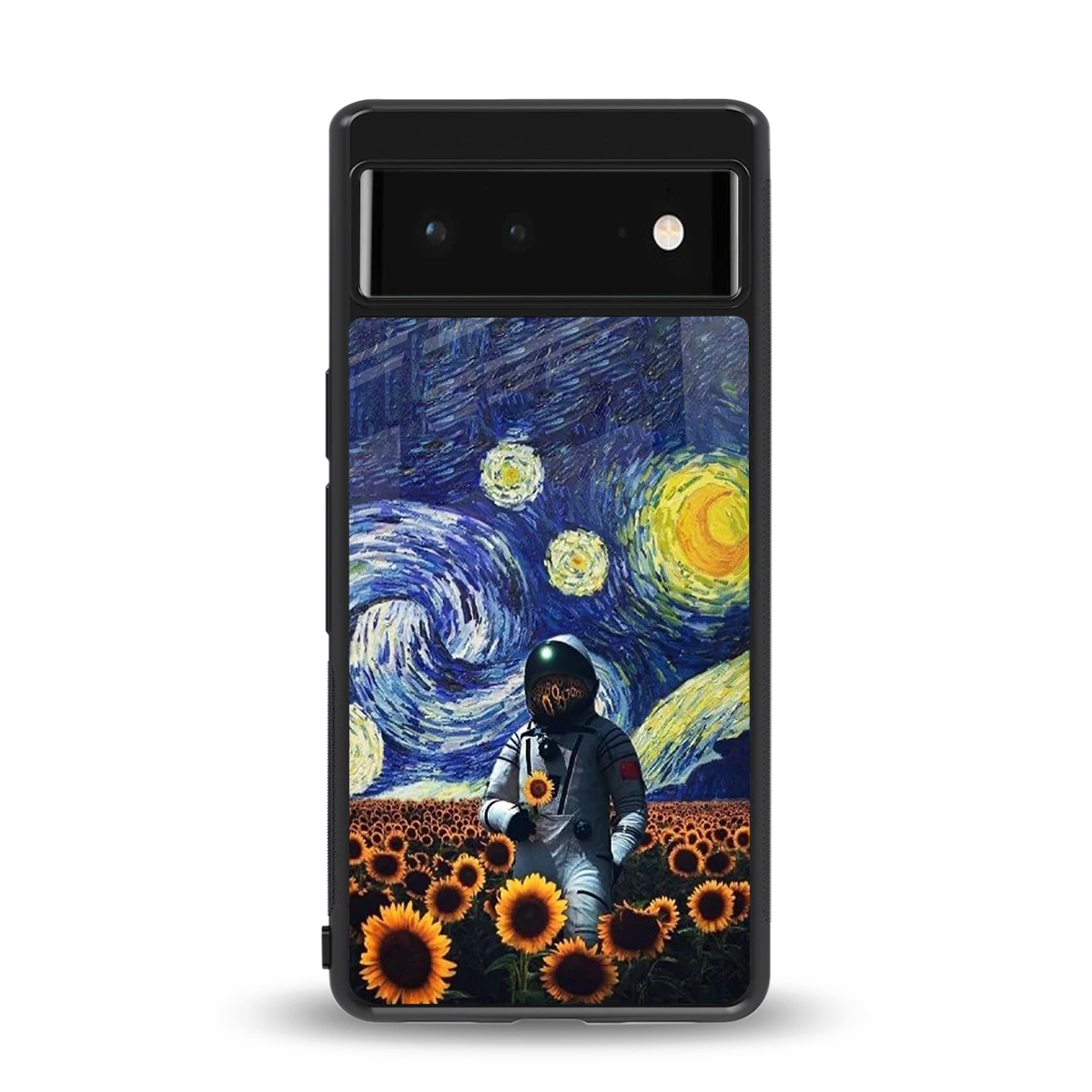 Cosmic Night back phone cover | glass case for google pixel 6a