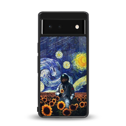 Cosmic Night back phone cover | glass case for google pixel 6a