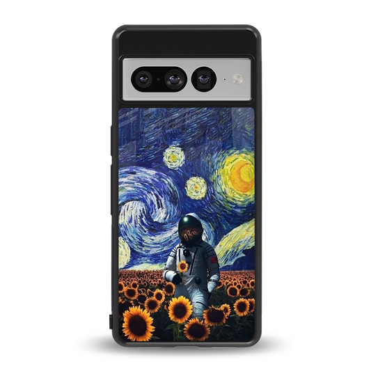 Cosmic Night back phone cover | glass case for google pixel 7 pro