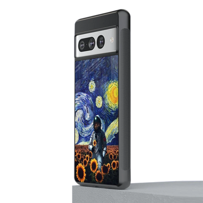 Cosmic Night stylish phone case for google pixel 7 pro | glossy glass and slim fit