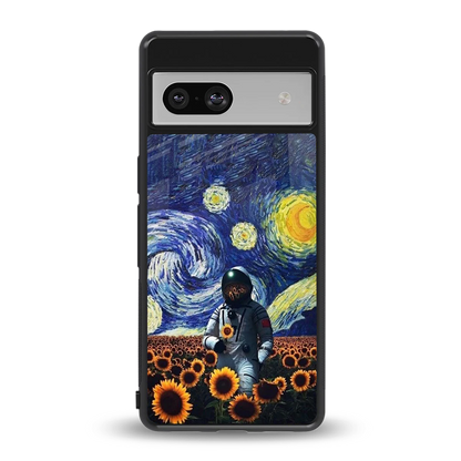 Cosmic Night back phone cover | glass case for google pixel 7a