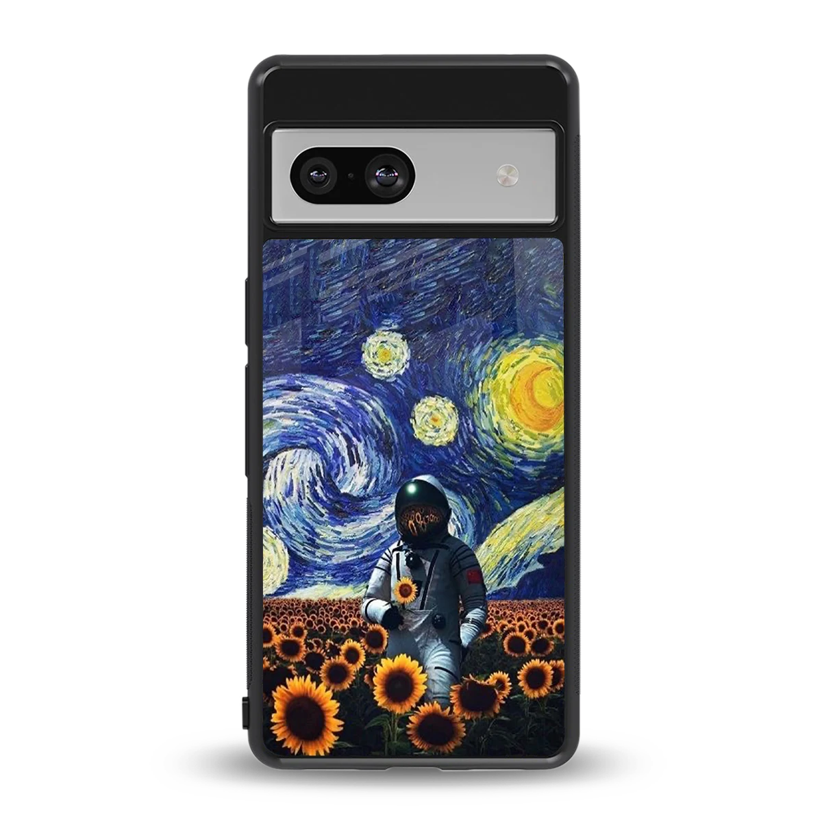 Cosmic Night back phone cover | glass case for google pixel 7