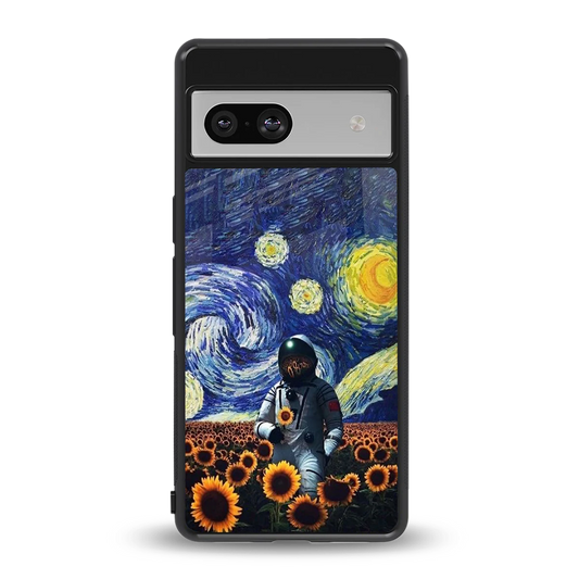 Cosmic Night back phone cover | glass case for google pixel 7