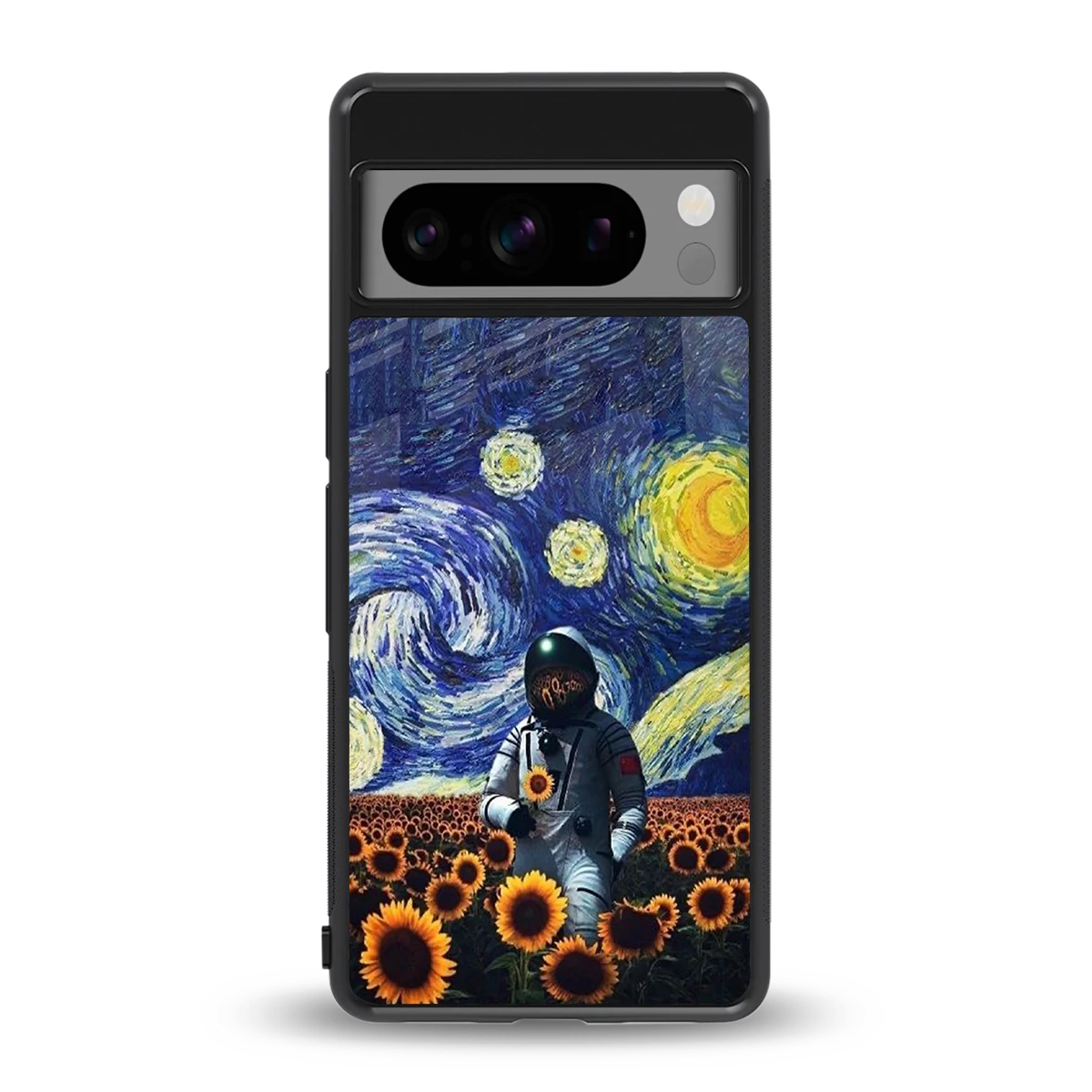 Cosmic Night back phone cover | glass case for google pixel 8 pro