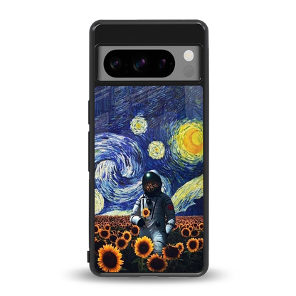 Cosmic Night back phone cover | glass case for google pixel 8 pro
