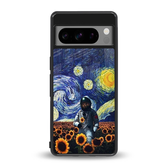 Cosmic Night back phone cover | glass case for google pixel 8 pro