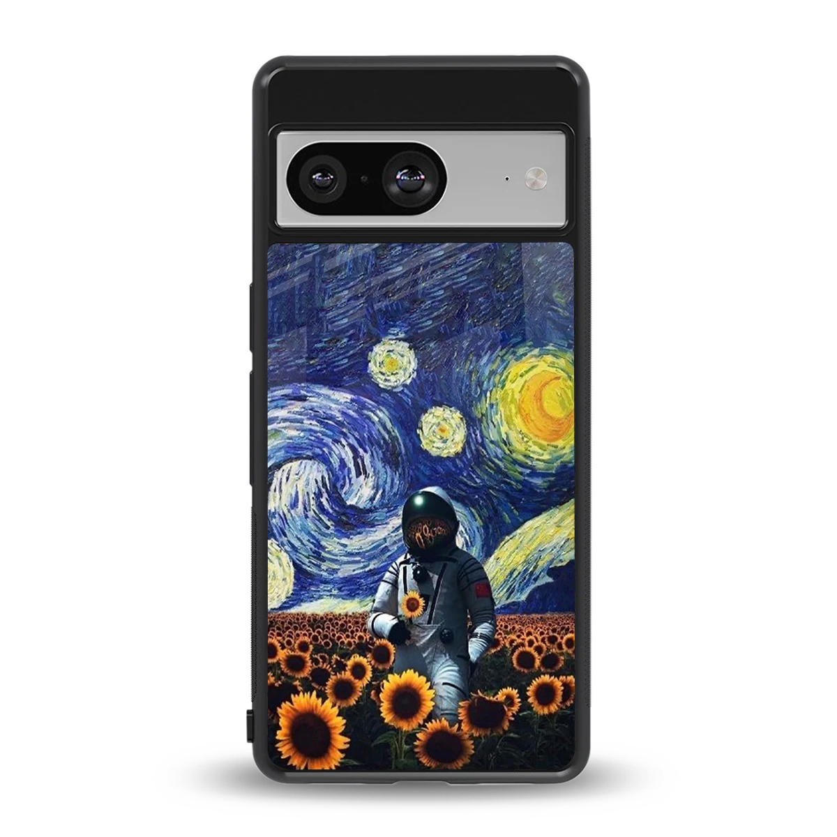 Cosmic Night back phone cover | glass case for google pixel 8