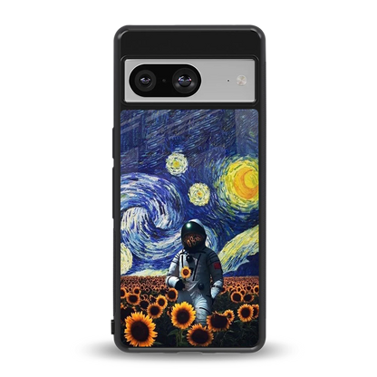 Cosmic Night back phone cover | glass case for google pixel 8
