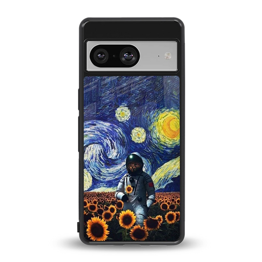 Cosmic Night back phone cover | glass case for google pixel 8